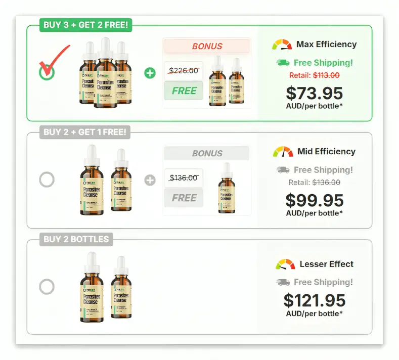 Paracare Parasites Cleanse offer price